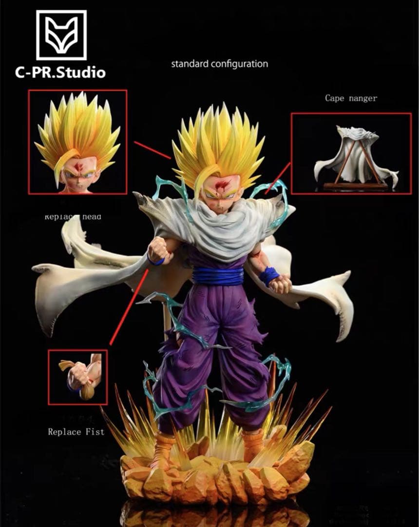 ドラゴンボール 孫悟飯 ガレキ ガレージキット スタチューX⑧