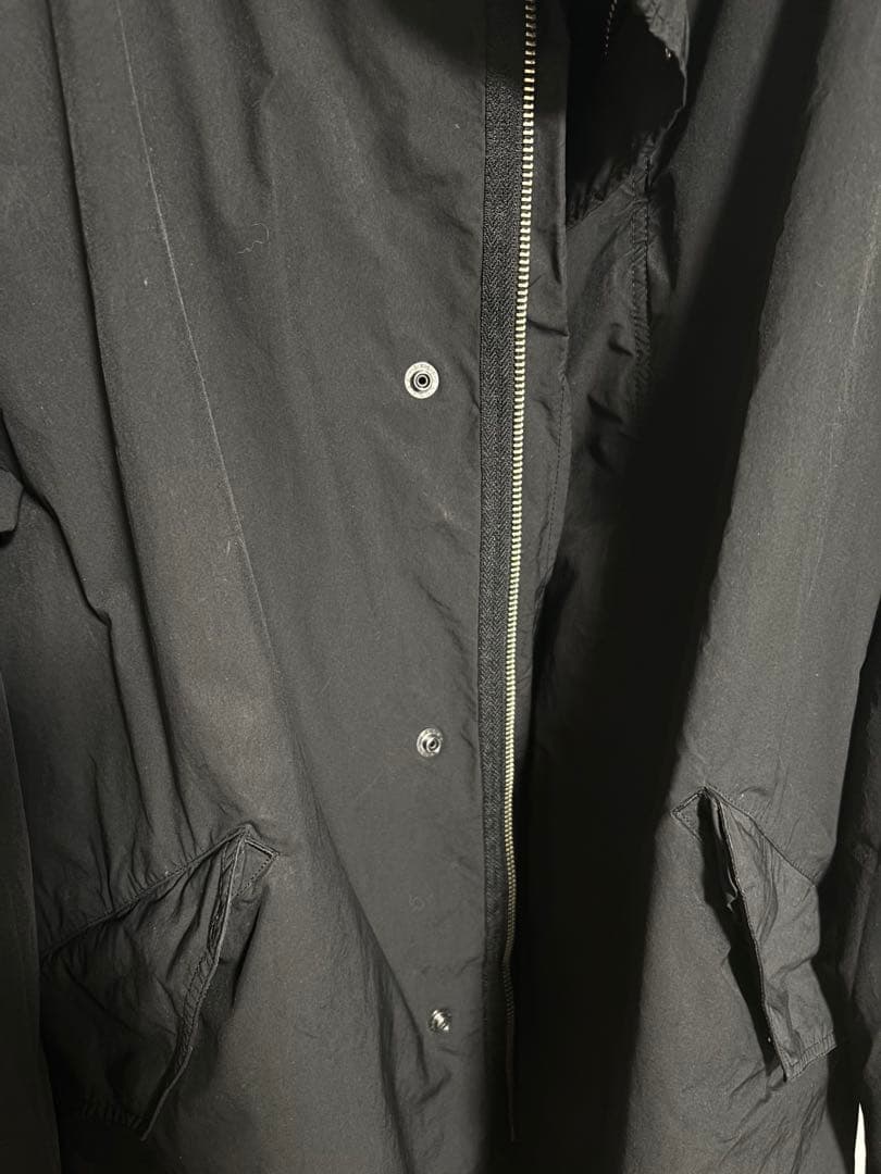 aton エアウェザーショートモッズコート　黒　サイズ4