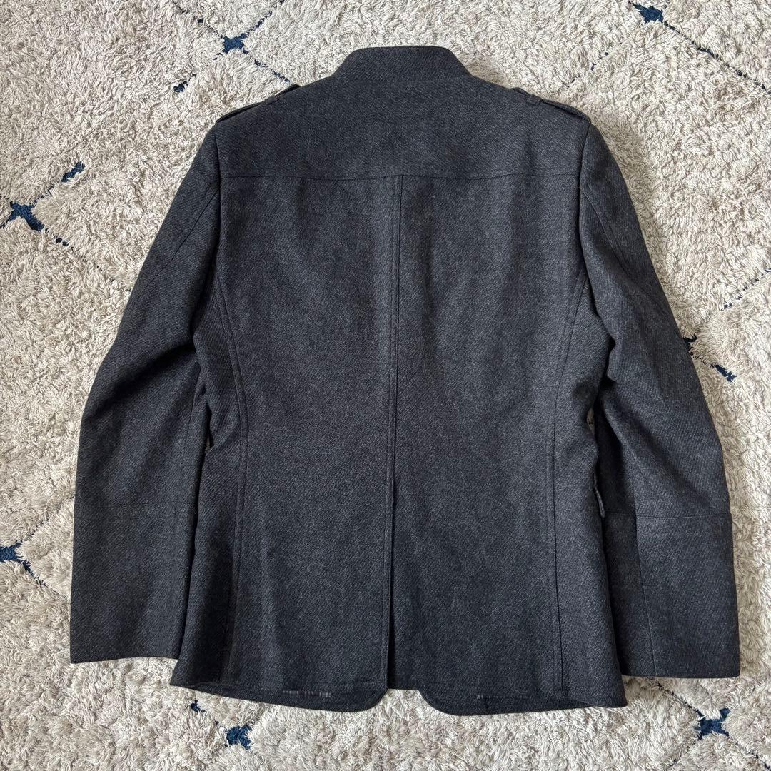 【極美品✨】バーバリーブラックレーベル　ウール　ジャケット　ナポレオン　メタル釦