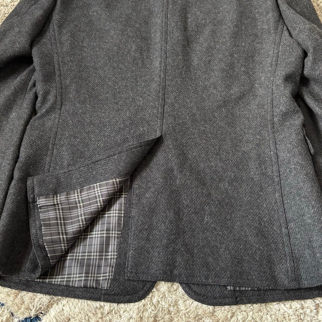 【極美品✨】バーバリーブラックレーベル　ウール　ジャケット　ナポレオン　メタル釦