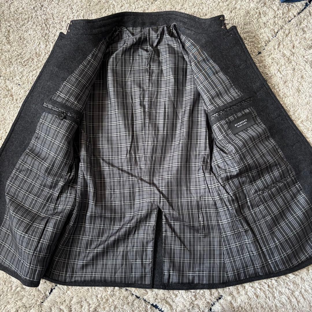 【極美品✨】バーバリーブラックレーベル　ウール　ジャケット　ナポレオン　メタル釦