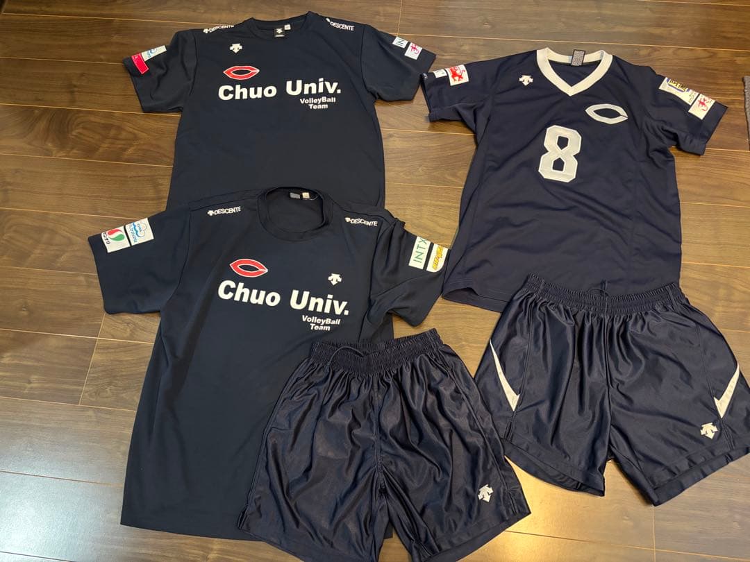 中央大学男子バレーボール部 バレーボールウェアセット ユニフォーム パンツ