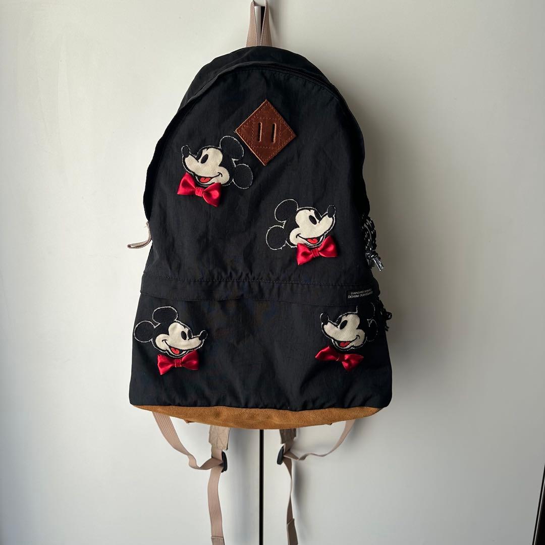 DENIM DUNGAREE × Mickey Mouse バックパックリュック