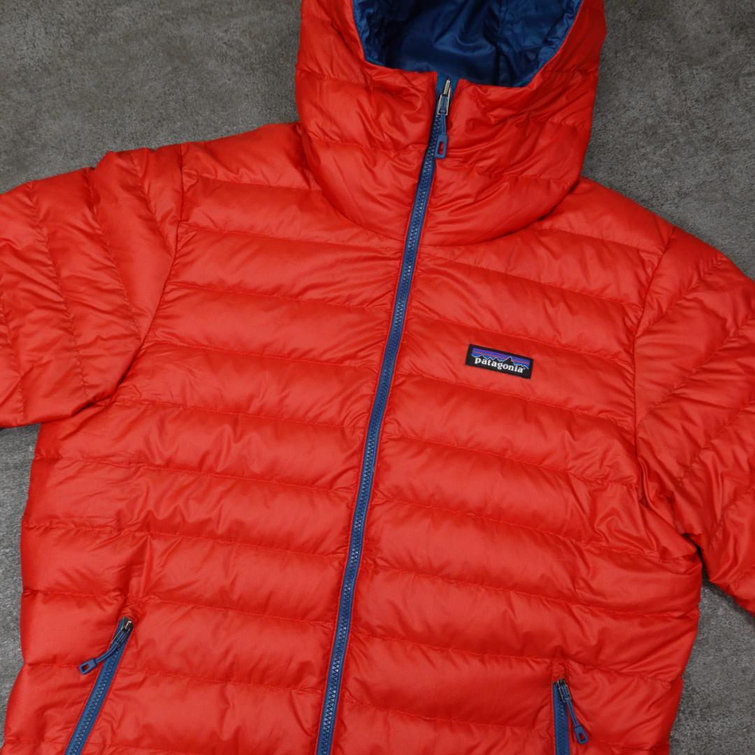 patagonia ダウンセーターフーディー S レッド 2018