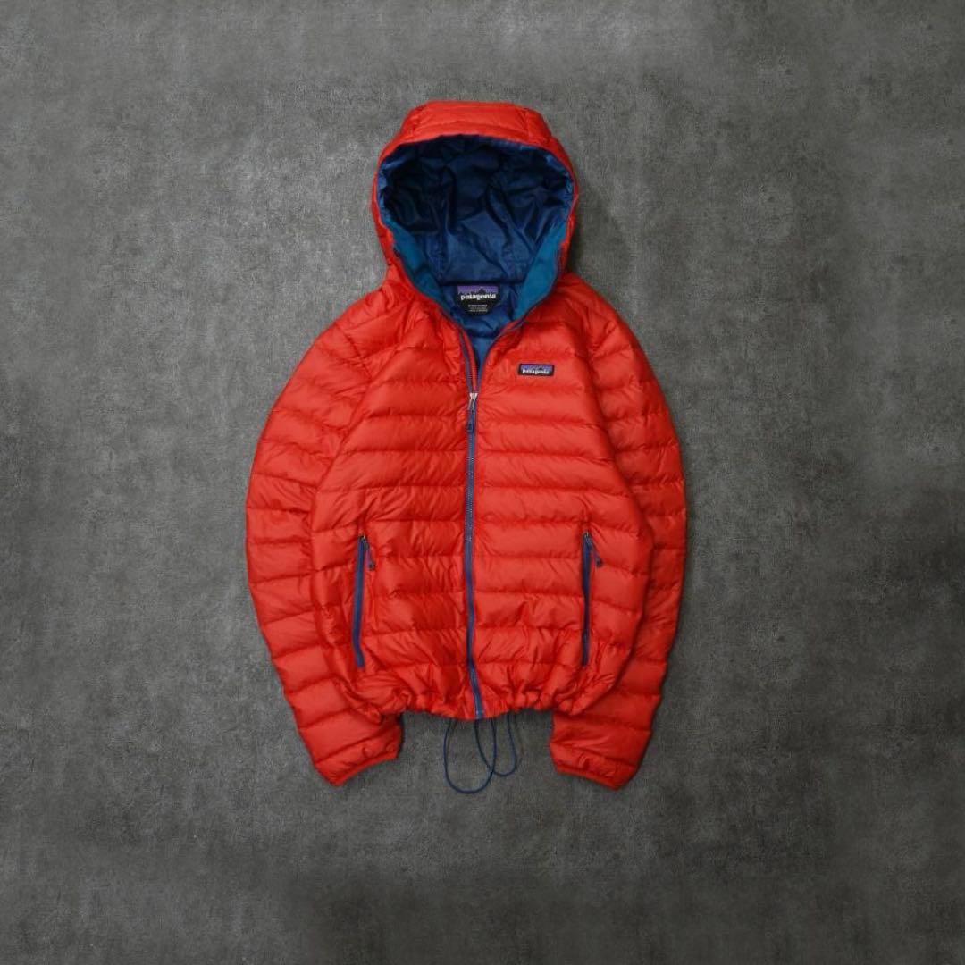 patagonia ダウンセーターフーディー S レッド 2018