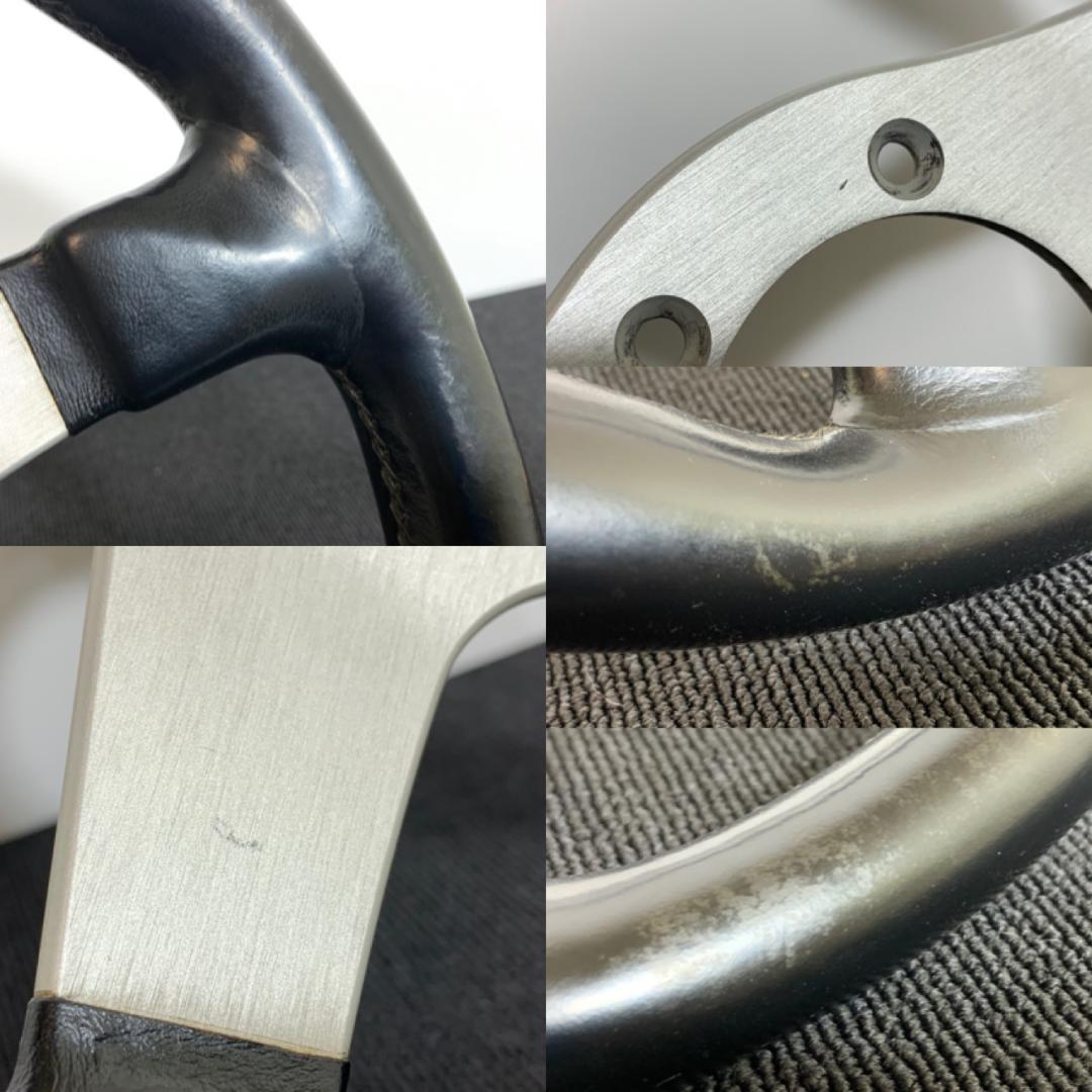 ナルディ ガラ3 タイプ0 レザー ホーンボタン付 FET刻印あり 良品 旧車