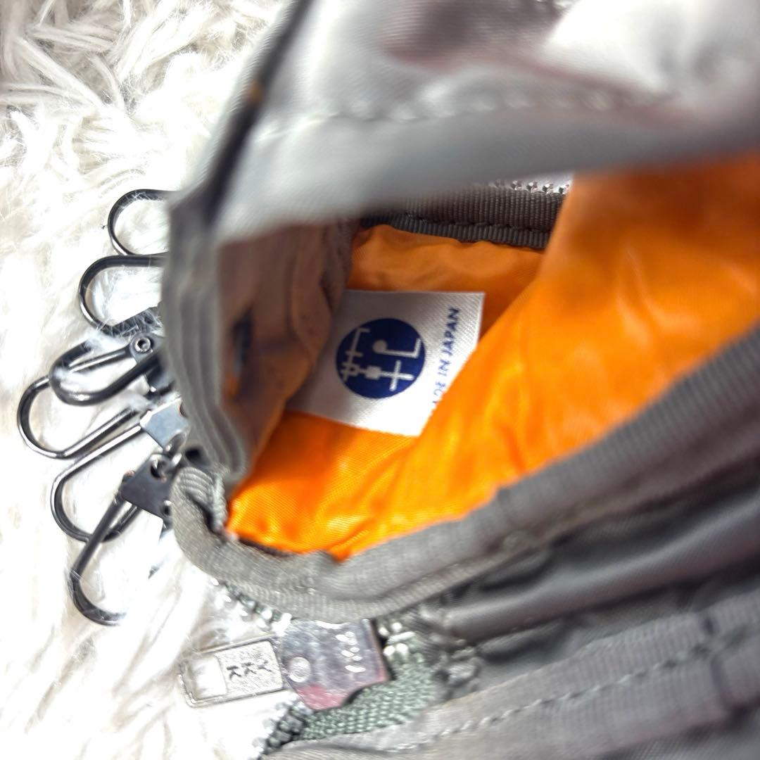 希少✨ポーター タンカー ラウンドファスナー キーケース セージ