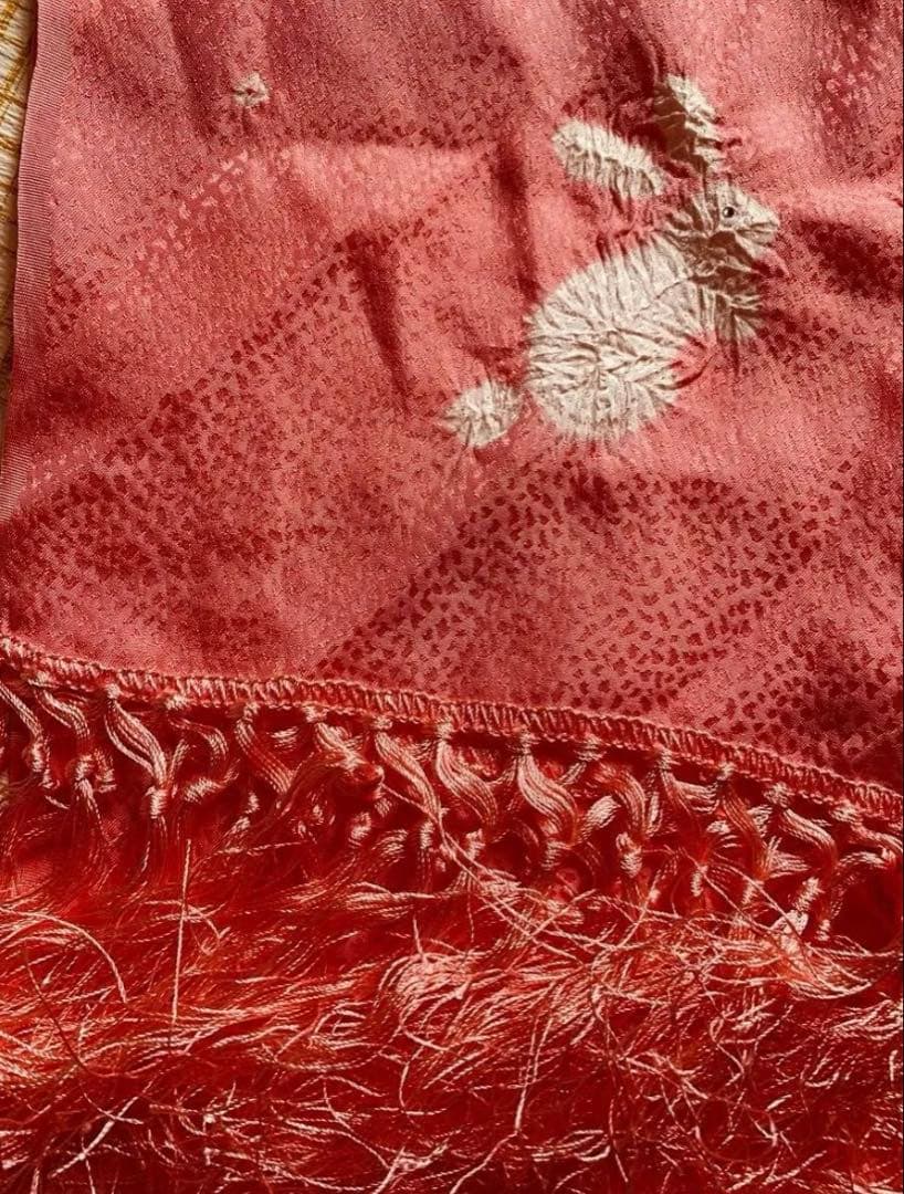 七五三　五歳から七歳の女の子のお支度　正絹の振り袖コーディネート　牡丹梅菊鴛鴦