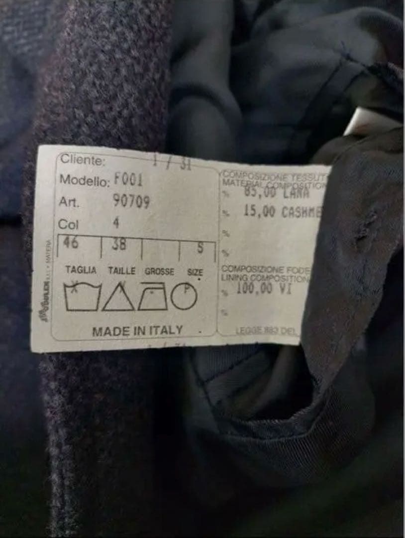 極美品超高級 バーニーズニューヨーク カシミヤ ステンカラーコート イタリア製