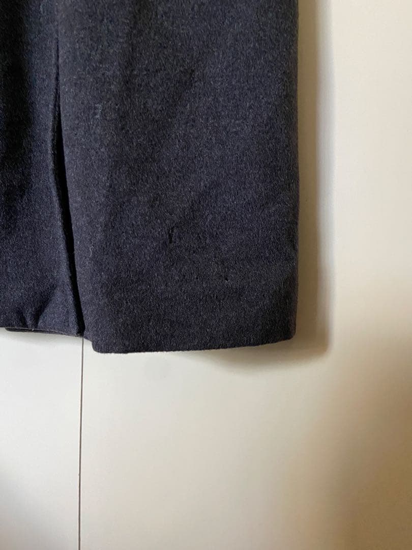 連休セール Yves Saint Laurent グレー ロングコート