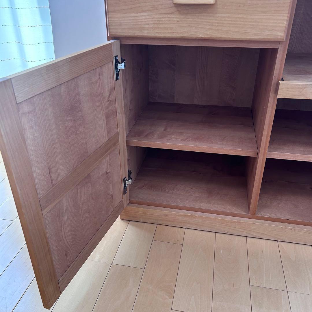 モモナチュラル　VIBO ヴィボ カップボード　キッチンカウンター　レンジ台