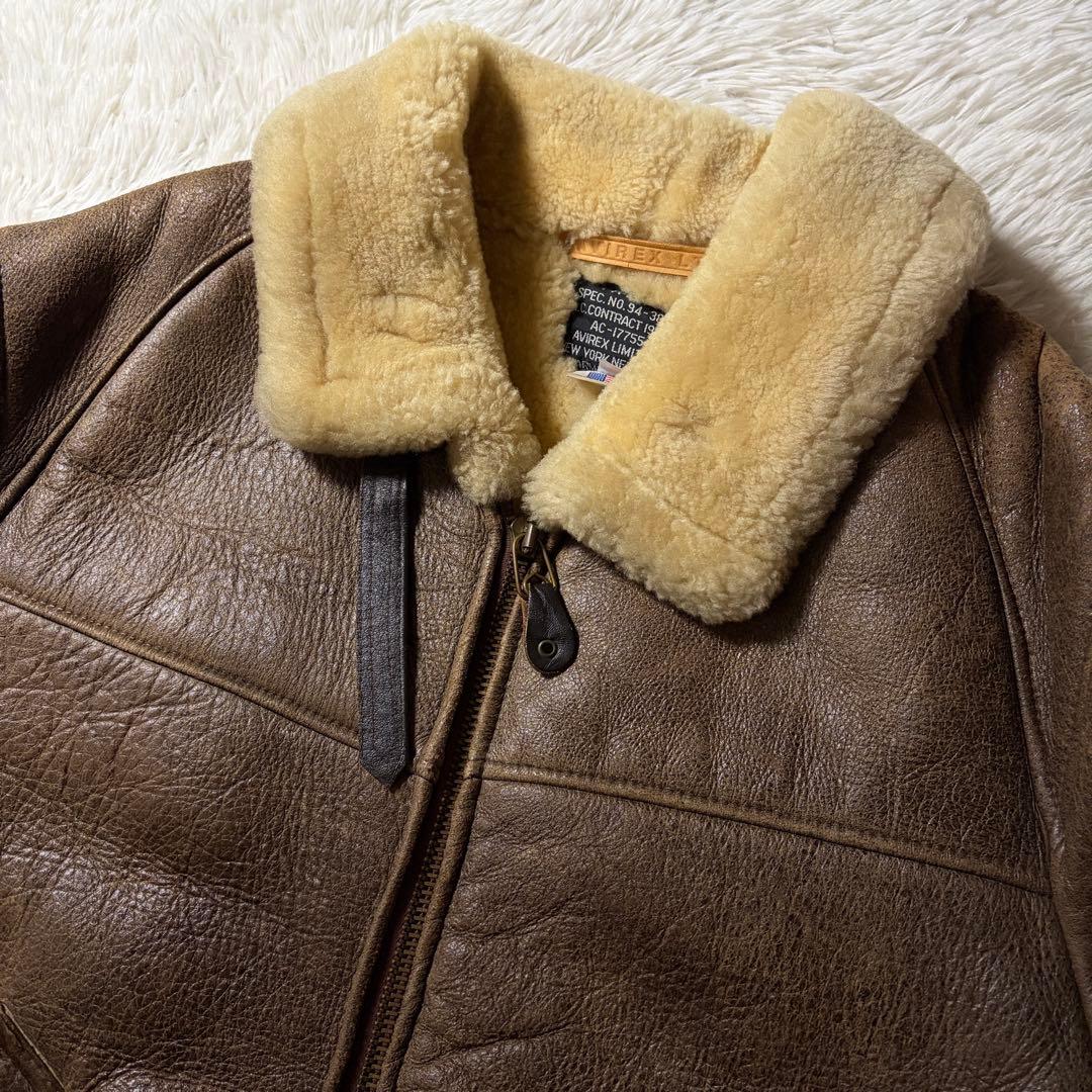 ク*ロ様 【米国製/42サイズ】AVIREX フライトジャケット B-6 ムート