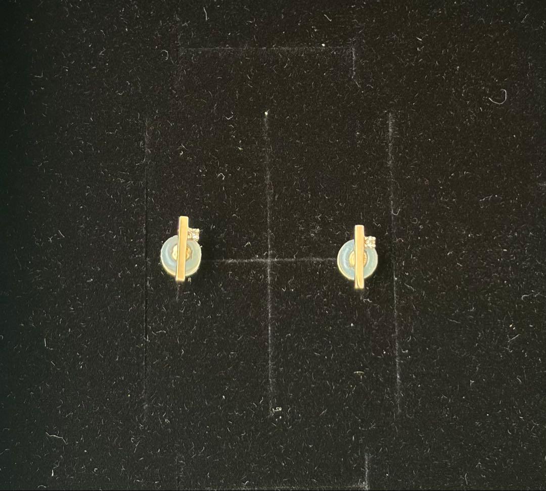 Hirotaka モスキート ダイヤモンドバーピアス <エストネーション別注>