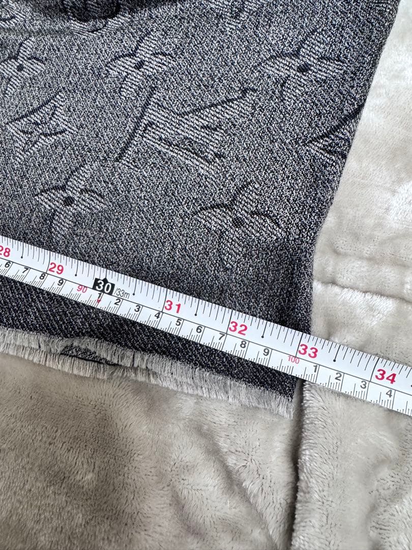 ルイヴィトン　ストール　マフラー　メンズ　カシミヤ　ウール　シルク