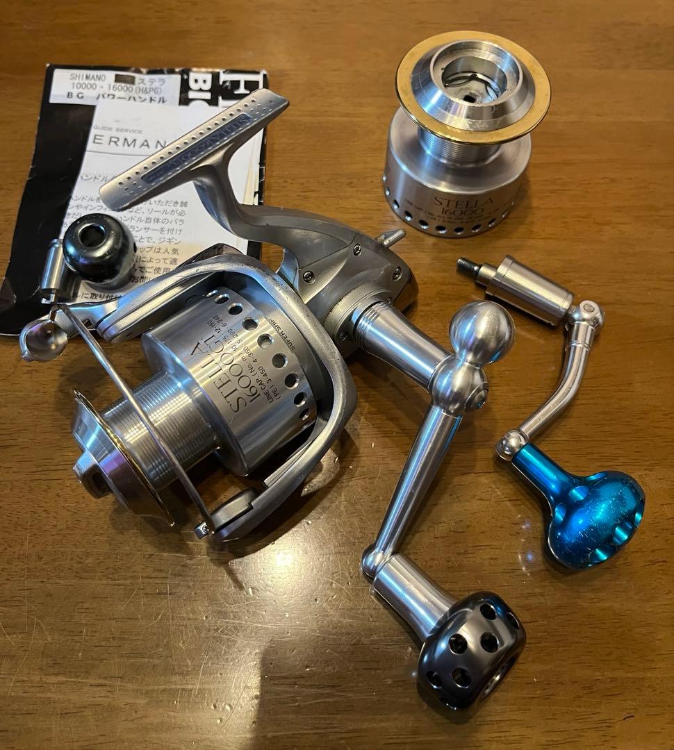 シマノ STELLA ステラ 16000PG 16000GT替ハンドル、スプール