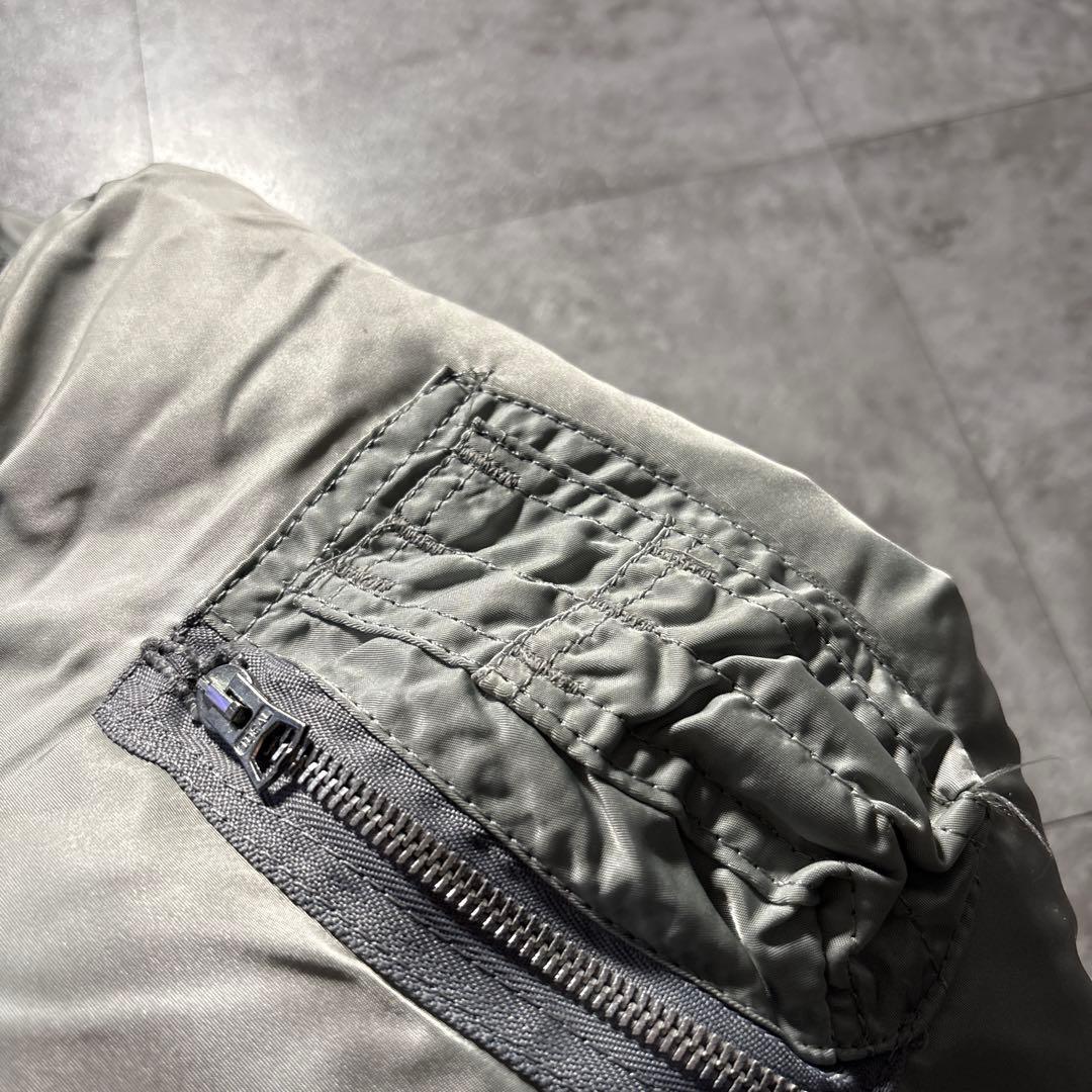 超希少色　シルバーグレー　80s alpha ma-1 flight jacke
