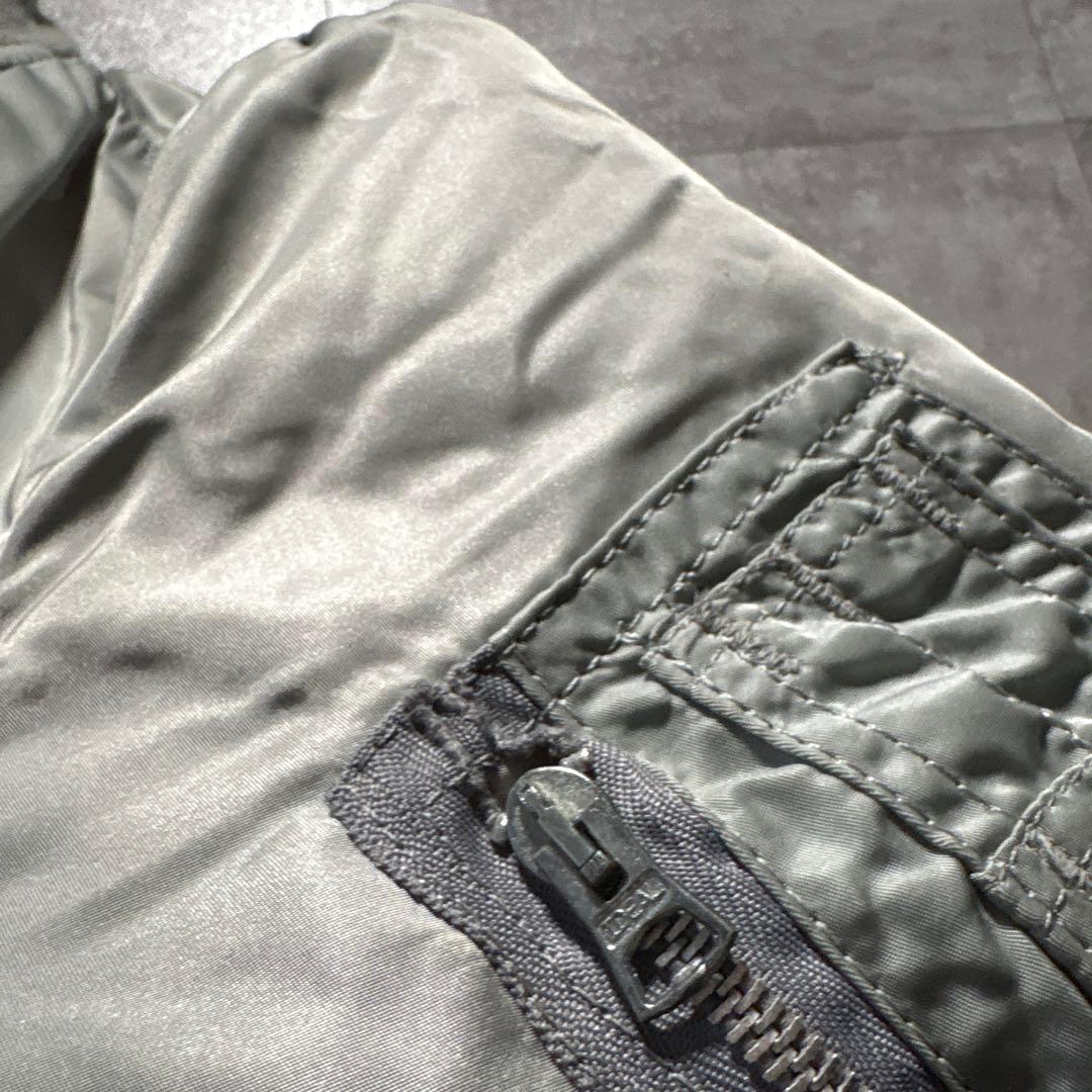 超希少色　シルバーグレー　80s alpha ma-1 flight jacke