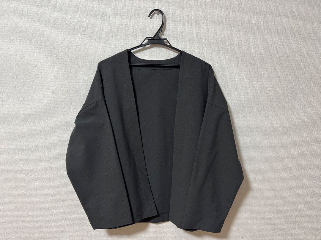 MNMM HAORI / GRAYノーカラー ジャケット