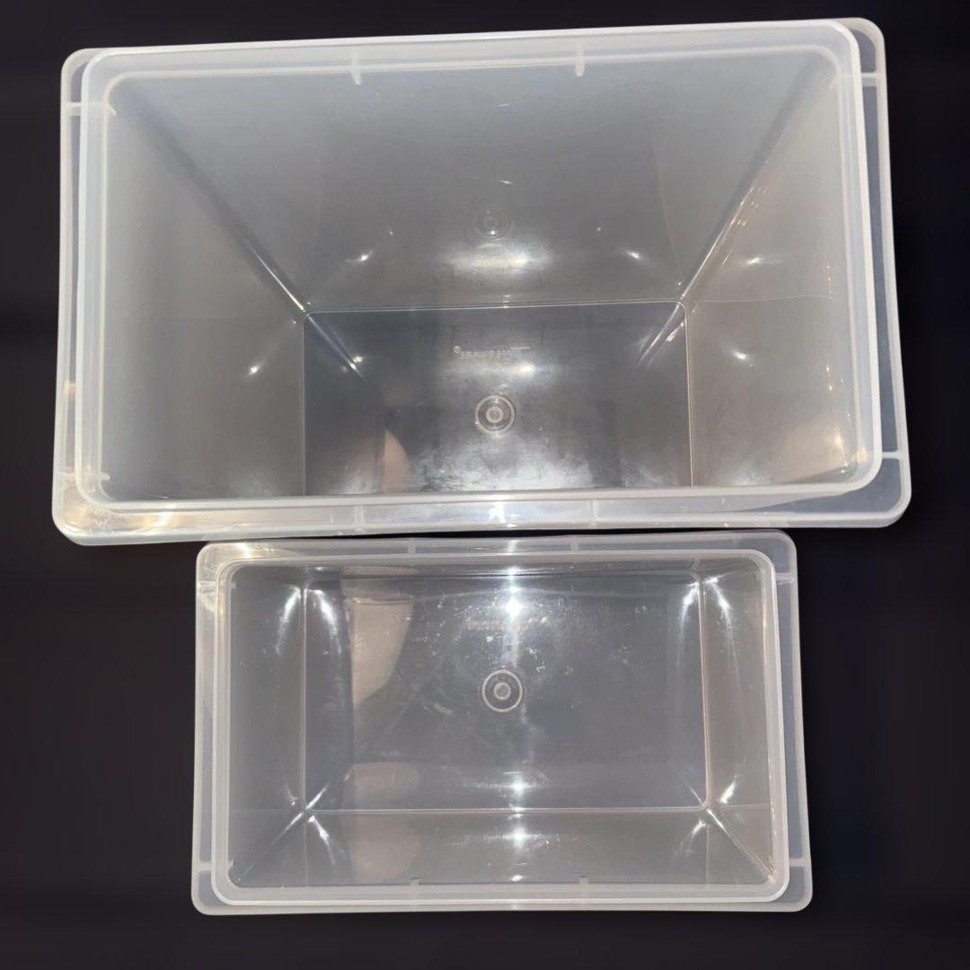 タッパーウェア★5キロ＆10キロキーパー　ピンクシール蓋　米びつ　ライスキーパー