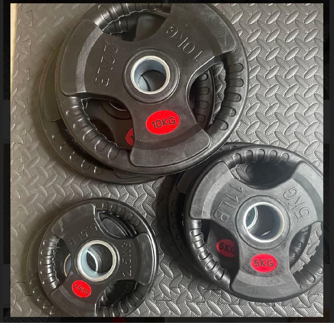 バーベルプレート［10kg×2  5kg×2  2.5kg×2］