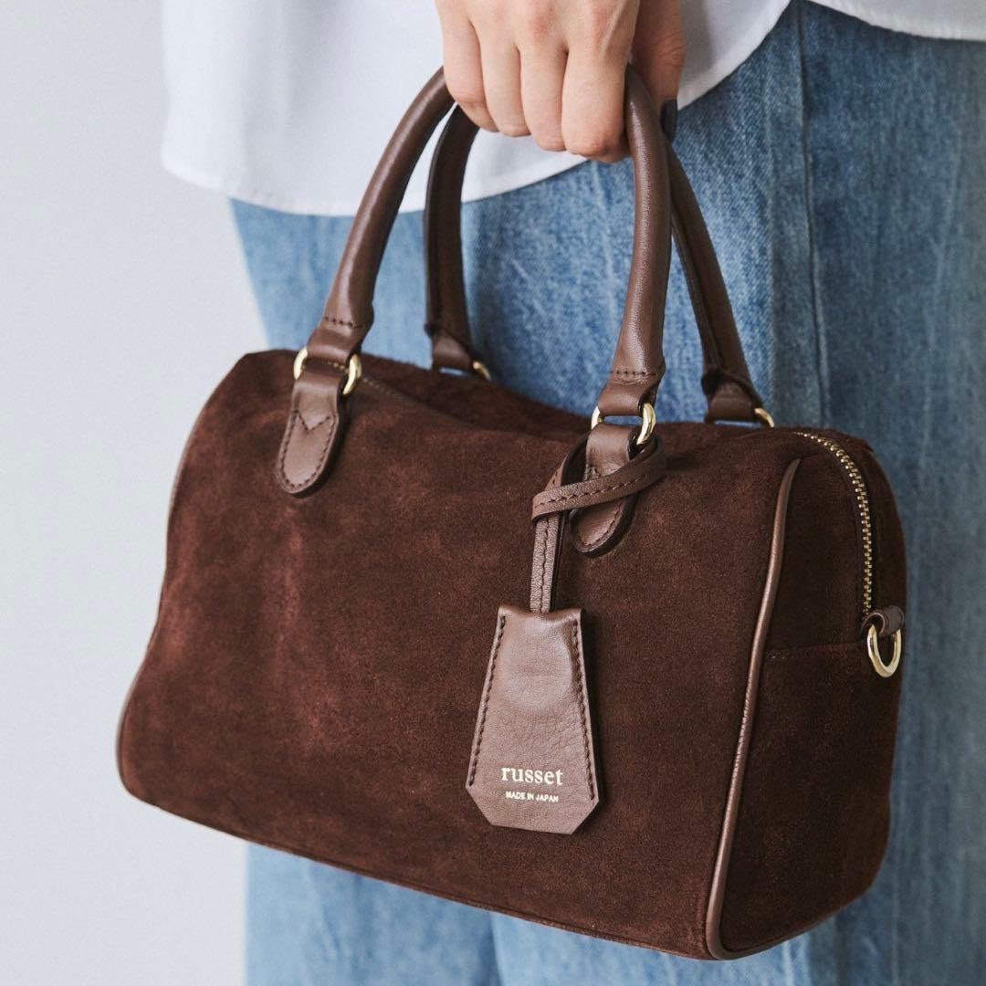 ラシット　スエード2WAYミニボストンバッグ