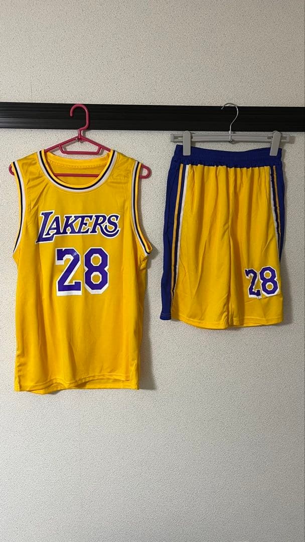 レイカーズ　八村　ユニフォーム　上下　セット　アップ　コービー　レブロン