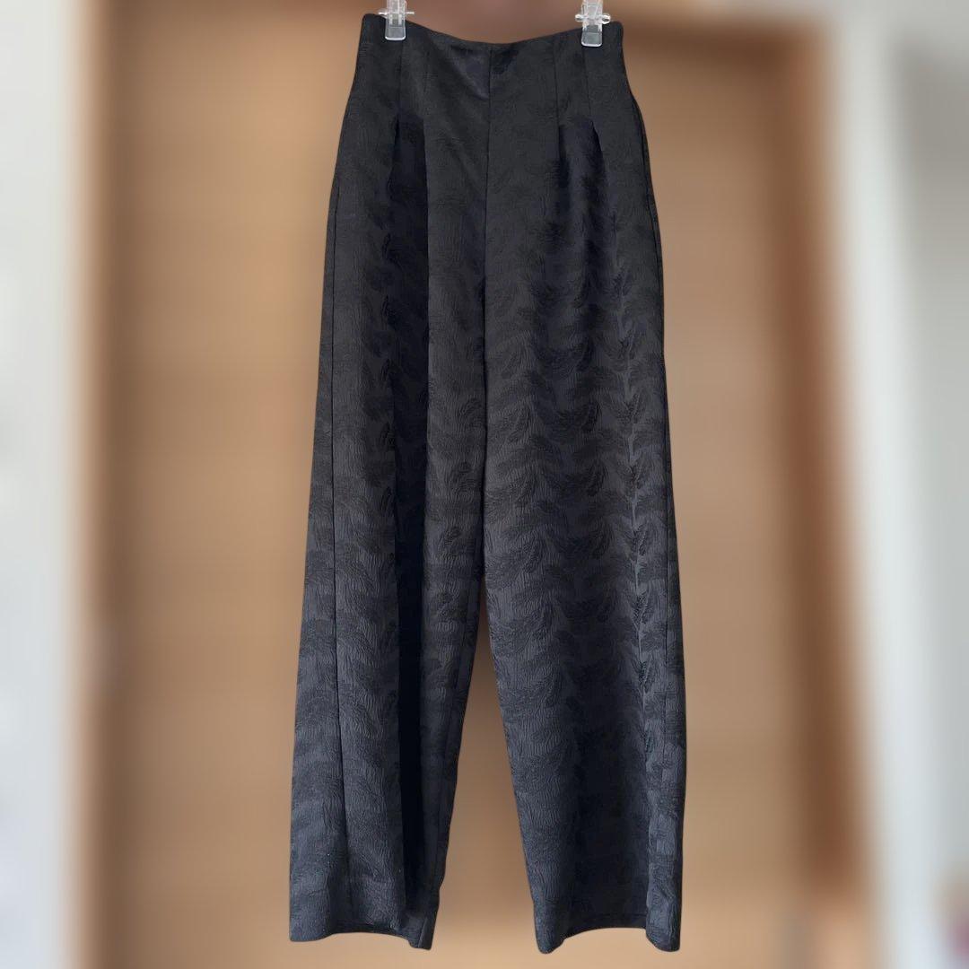 niana（ニアナ）ペプラムセットアップドレス ワイドパンツ 結婚式 ペプラム