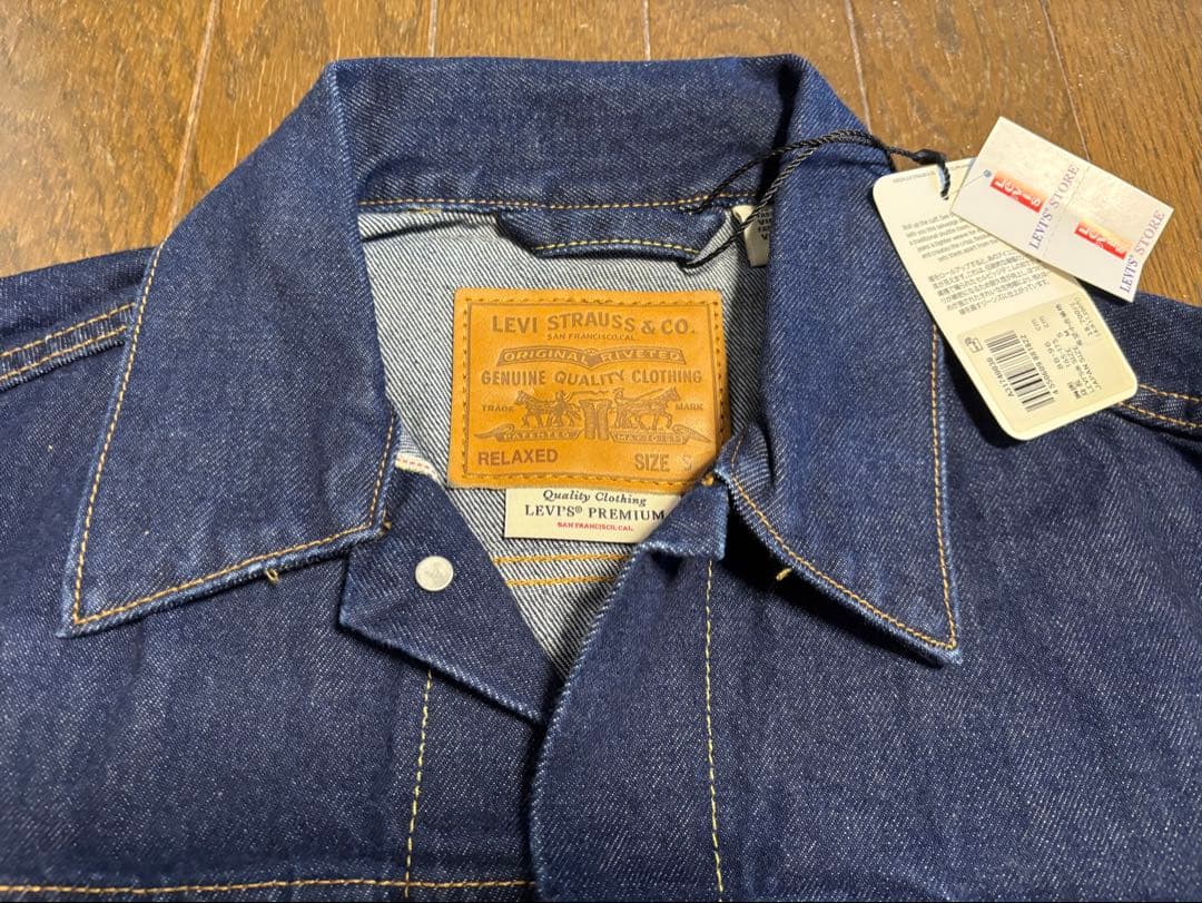 新品 Levi's 1st TYPE1 トラッカー大戦 濃紺デニム Gジャン S - メルカリ