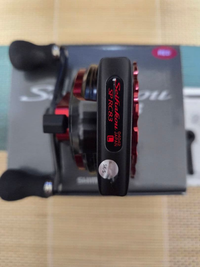 ま*ー様 シマノ　セイハコウSPRC83 左ハンドル(チヌ用筏リール)