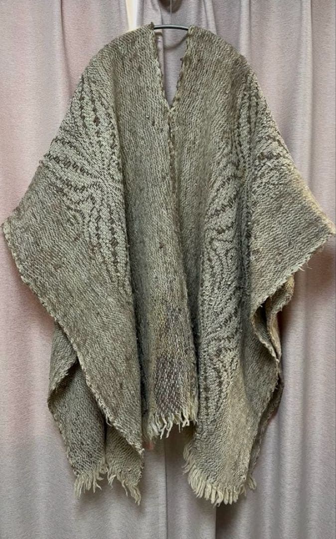 即興 sokkyou フリンジポンチョ