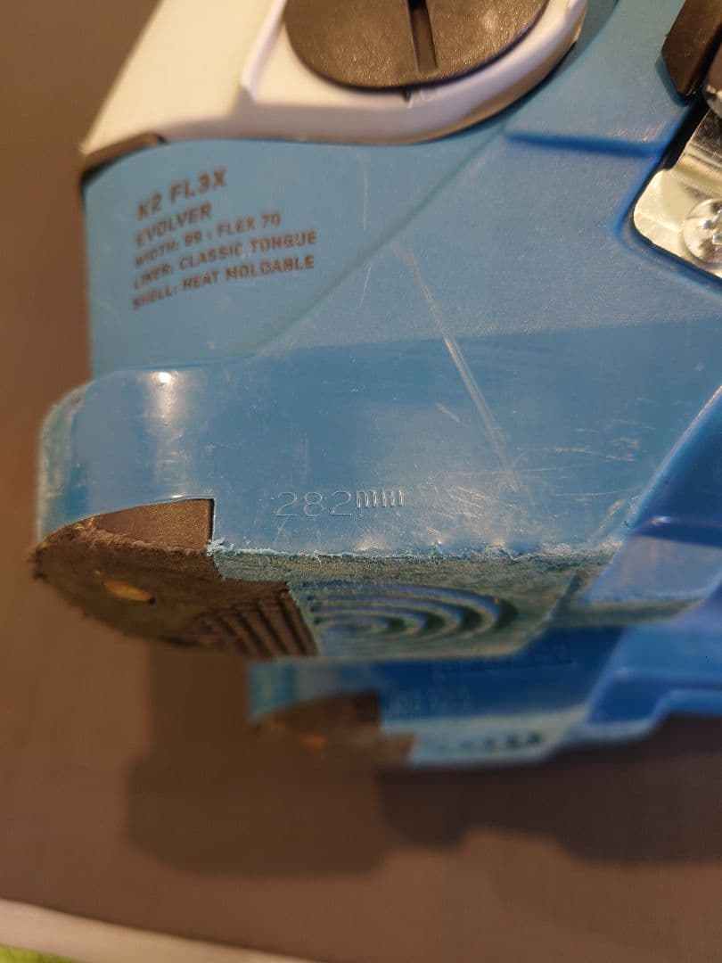 K2 evolver スキー用ブーツ フレックス70 ブルー　24.5cm