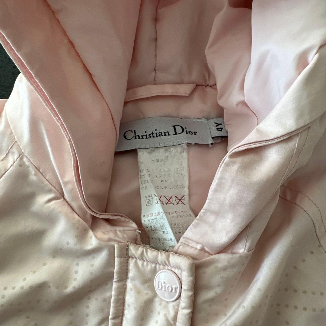 C*ア様 Christian Dior ピンク フード付きジャケット 4Y