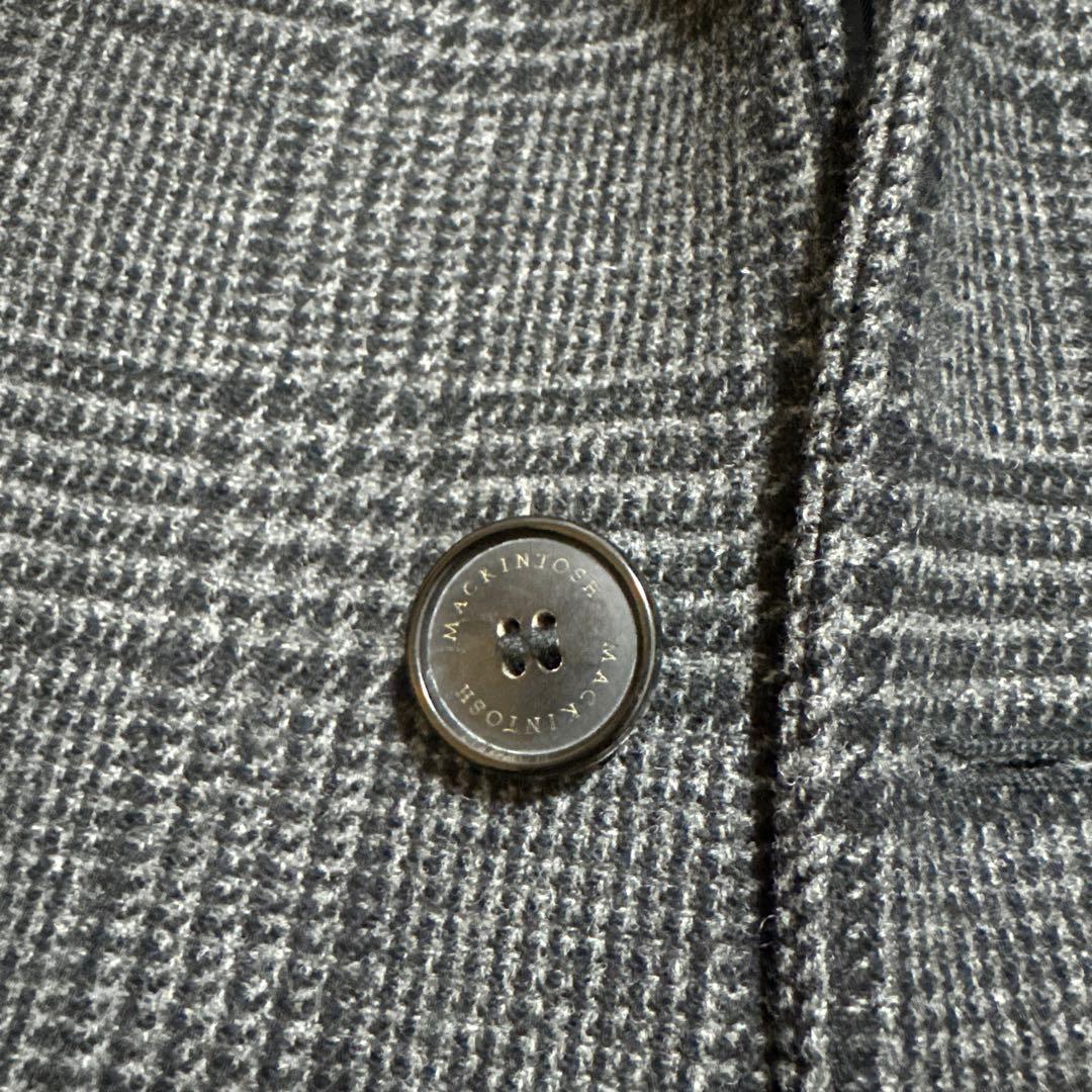 マッキントッシュ　グレンチェック チェスターコート