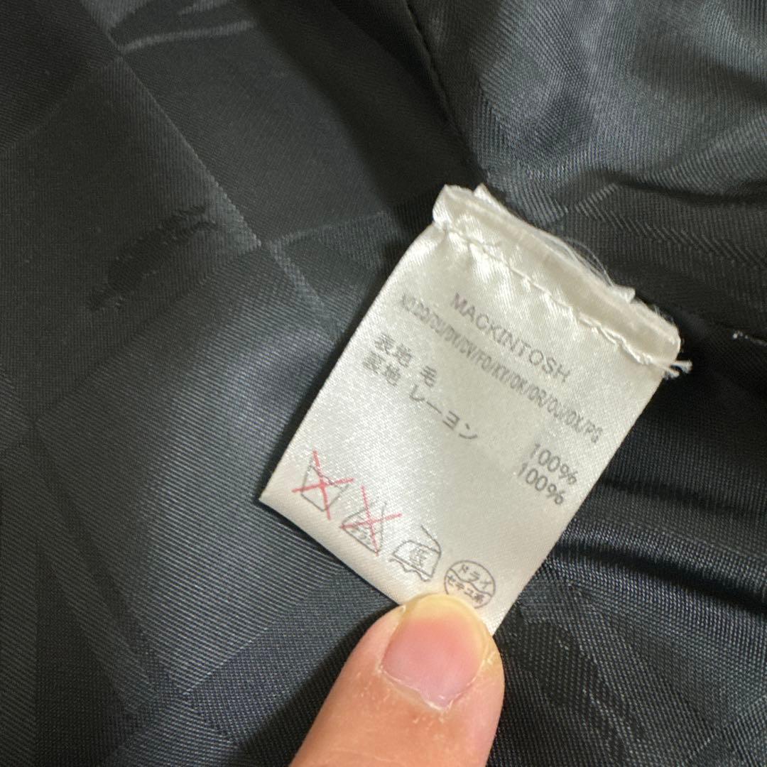 マッキントッシュ　グレンチェック チェスターコート