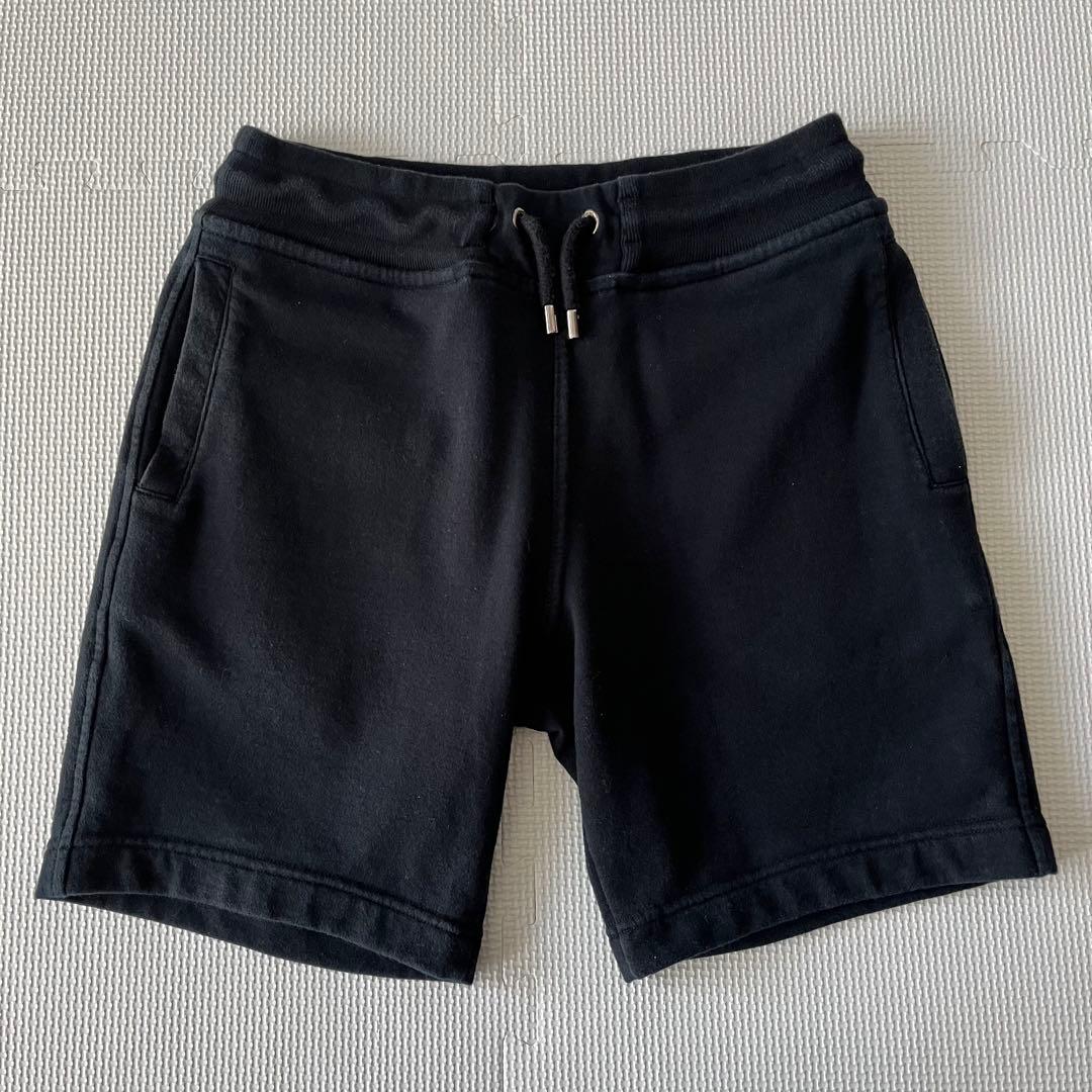 美品 MooRER スウェット セットアップ パーカー ショーツ 黒 44