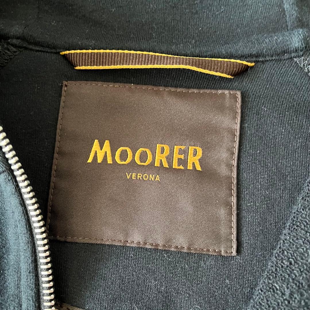美品 MooRER スウェット セットアップ パーカー ショーツ 黒 44