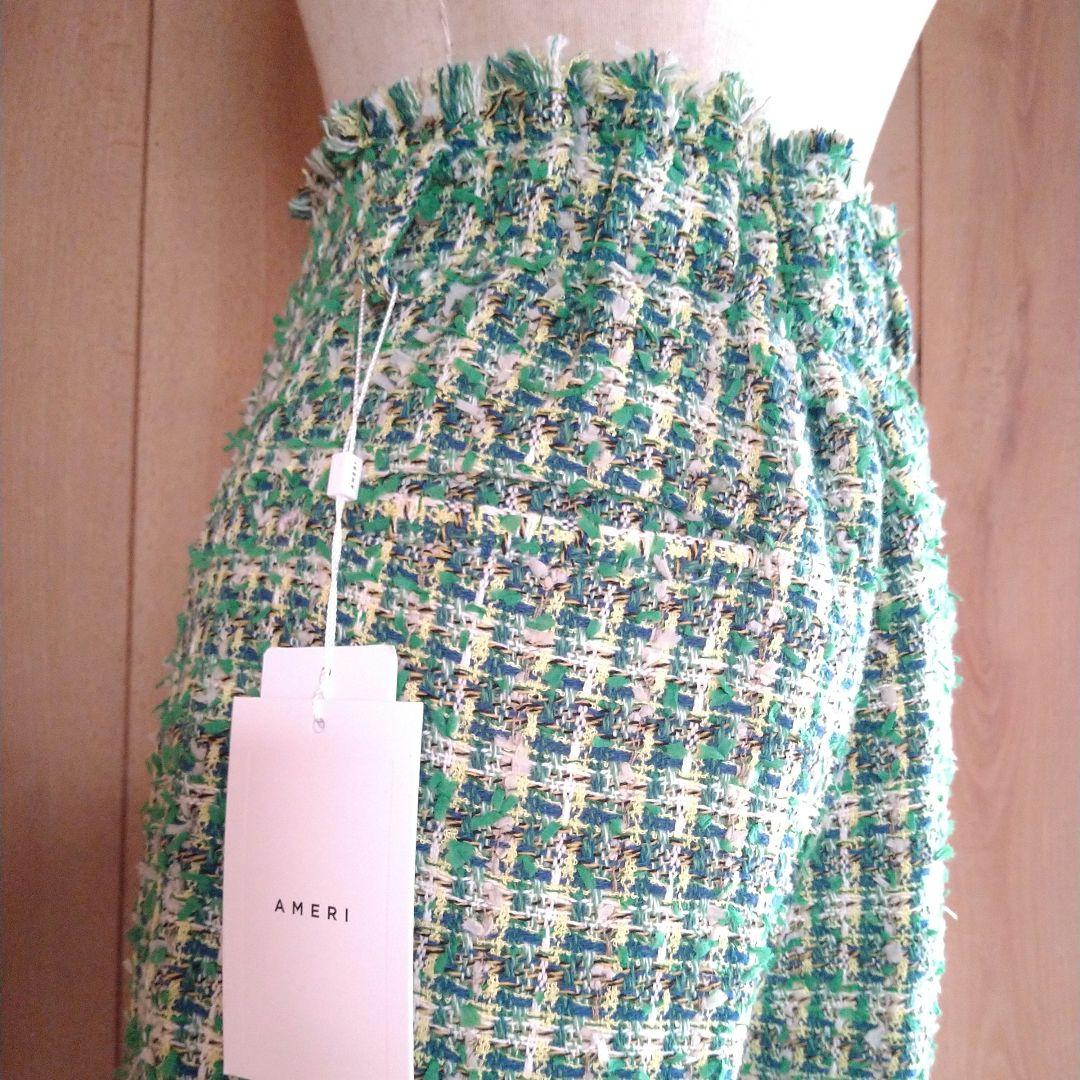Ameri VINTAGE◇アメリ　PLAYFUL TWEED PANTS　S