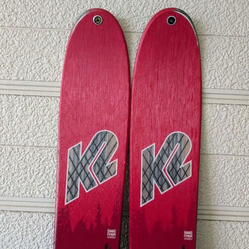 K2 Wayback 104 スキー板 赤　スポーツ　リフト券　雪　ゲレンデ