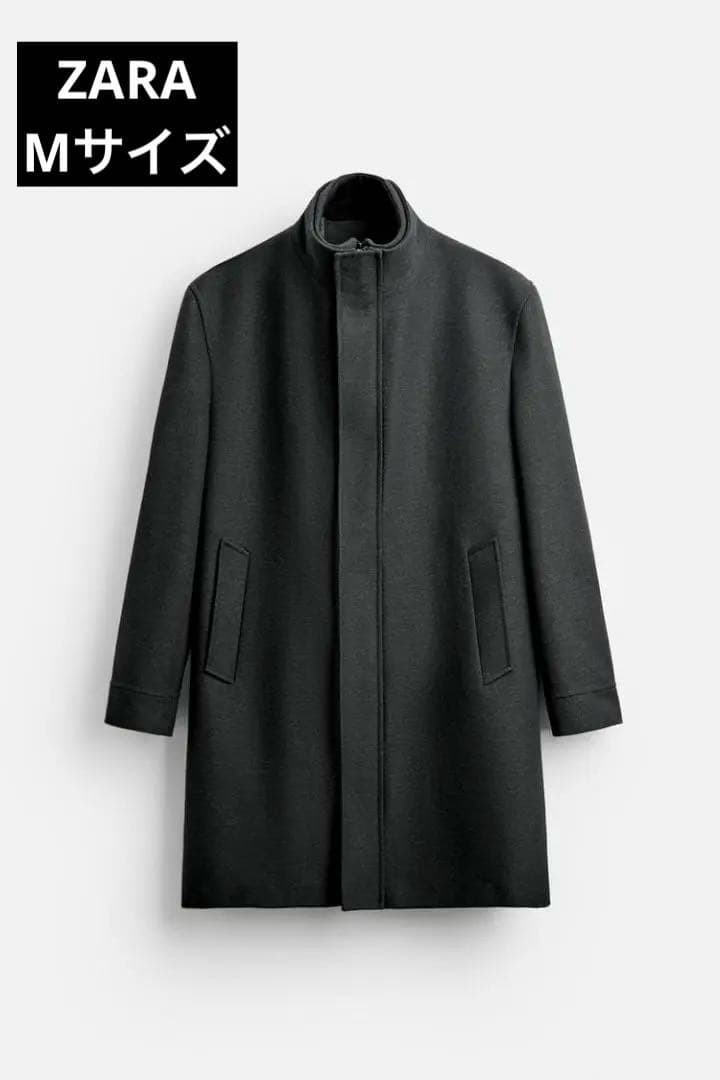 ZARA ザラ 取り外し可能な襟付きコート M 完売品