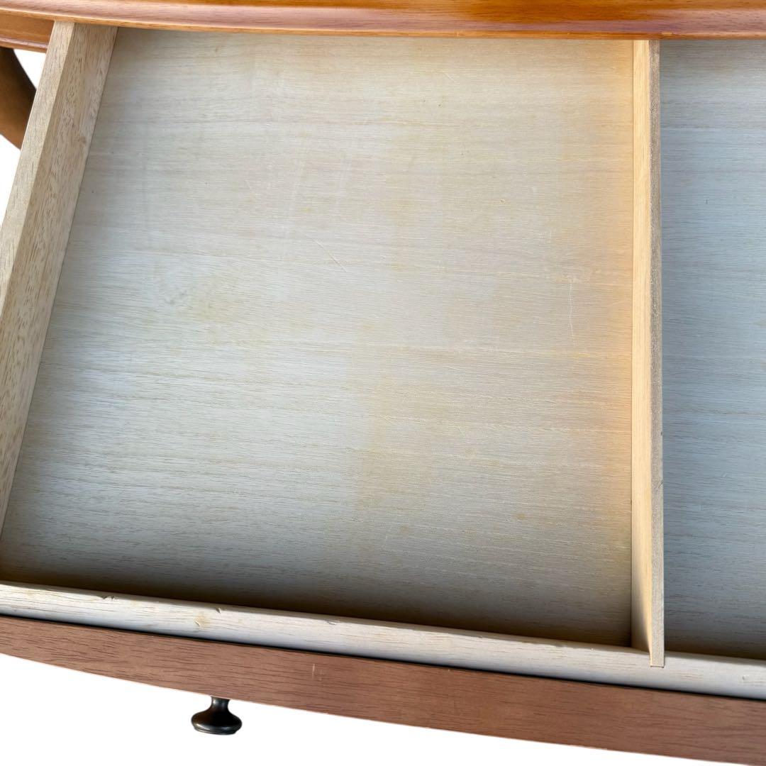 HR663 マルニ木工　フレンディ　エレガンス ワーキングデスク猫脚