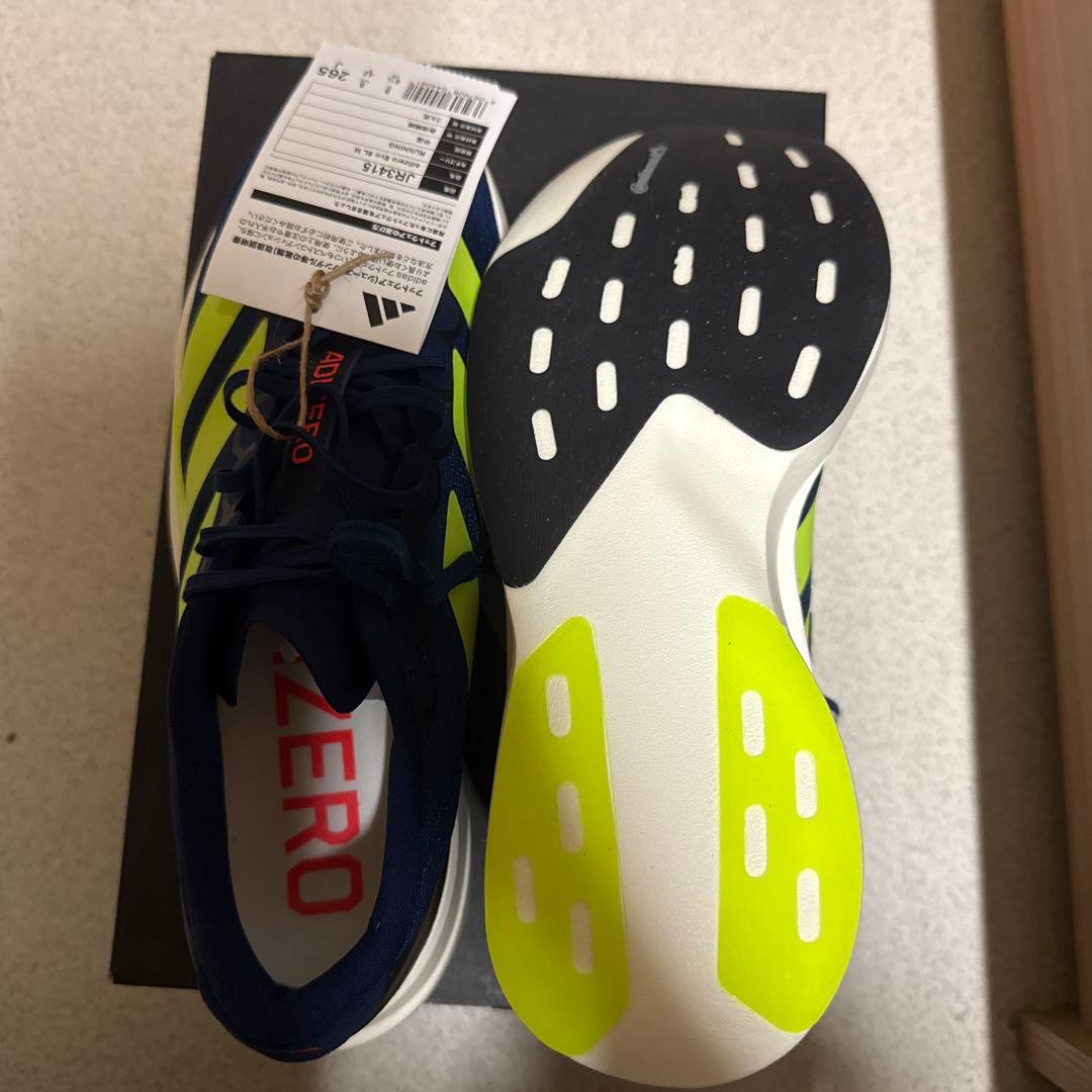 新品　ADIZERO EVO SL 26.5cm ダークブルー