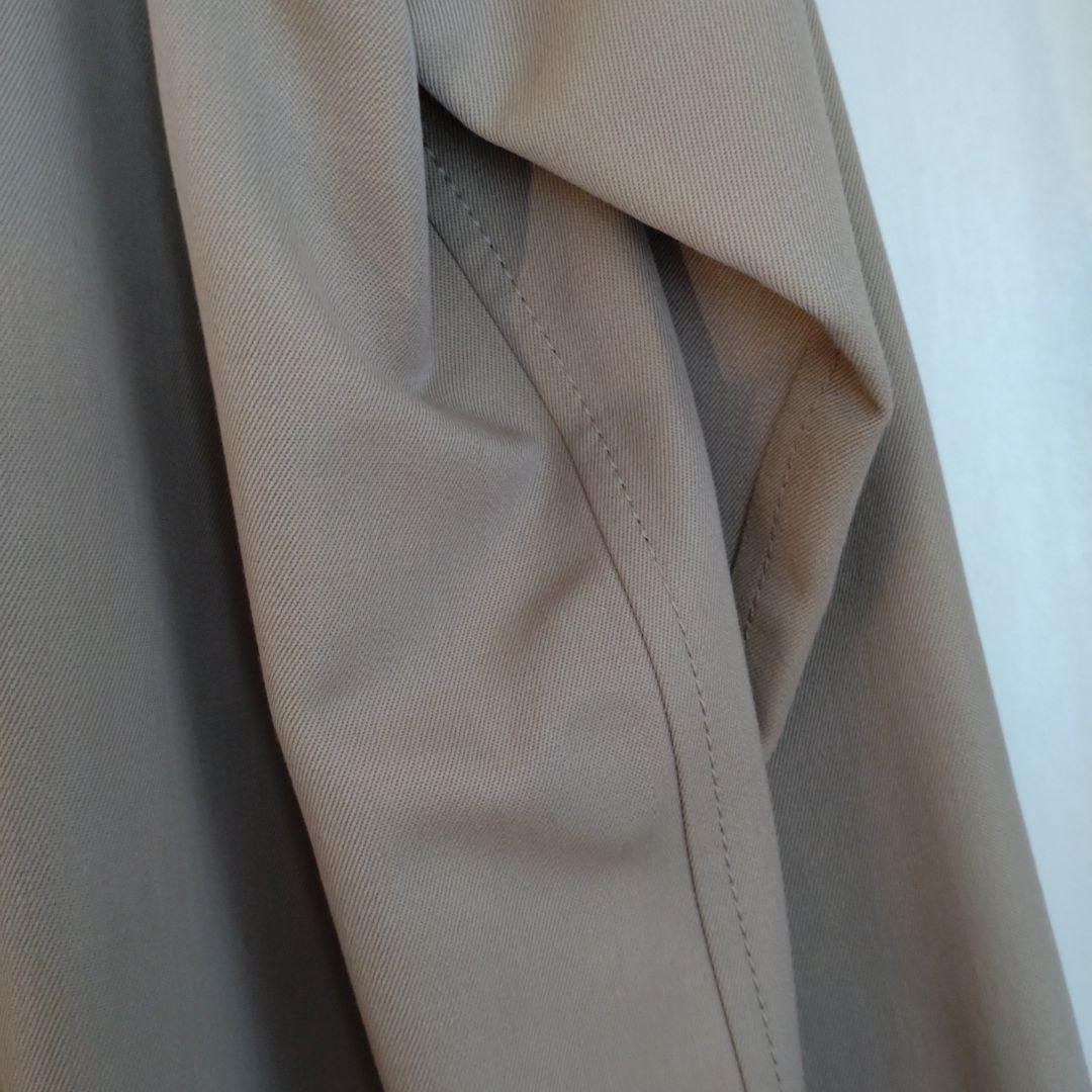 ロングトレンチコートウール混新品未使用タグ付き未試着