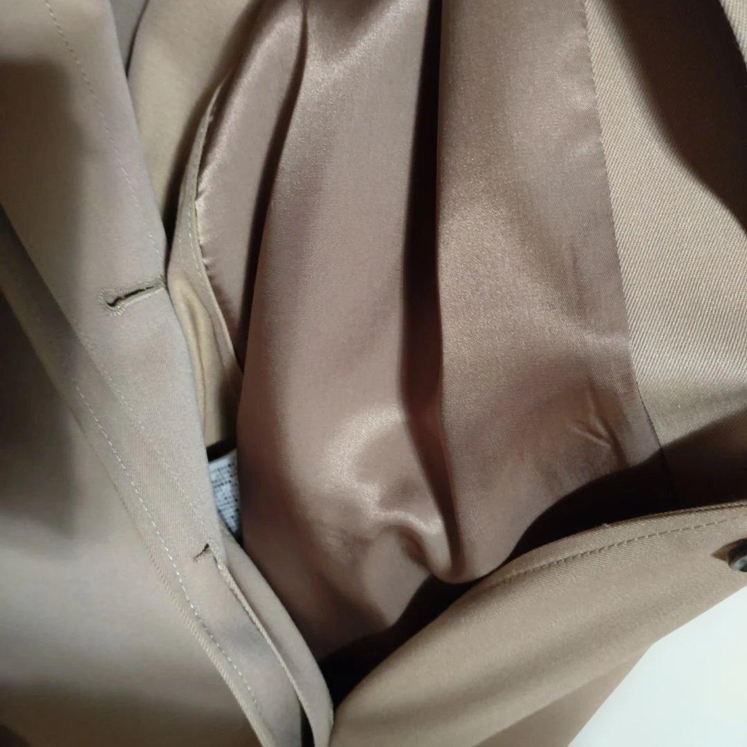 ロングトレンチコートウール混新品未使用タグ付き未試着