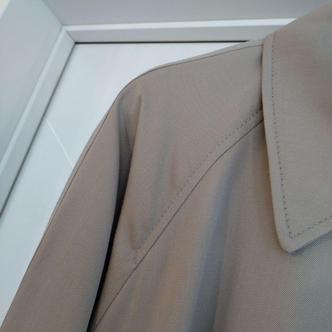 ロングトレンチコートウール混新品未使用タグ付き未試着