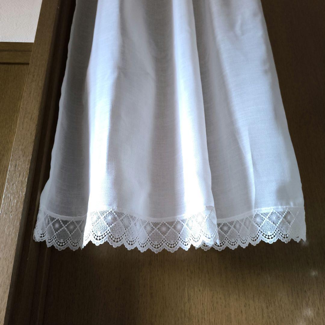 カフェカーテン【HAPPY LIFE☺︎様オーダー品　ナチュラルレース】