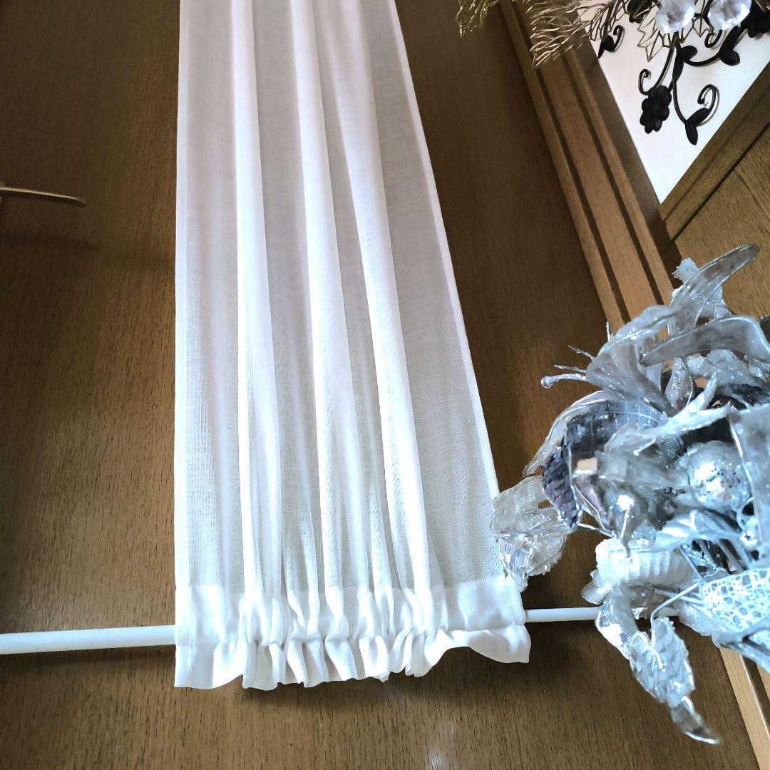 カフェカーテン【HAPPY LIFE☺︎様オーダー品　ナチュラルレース】