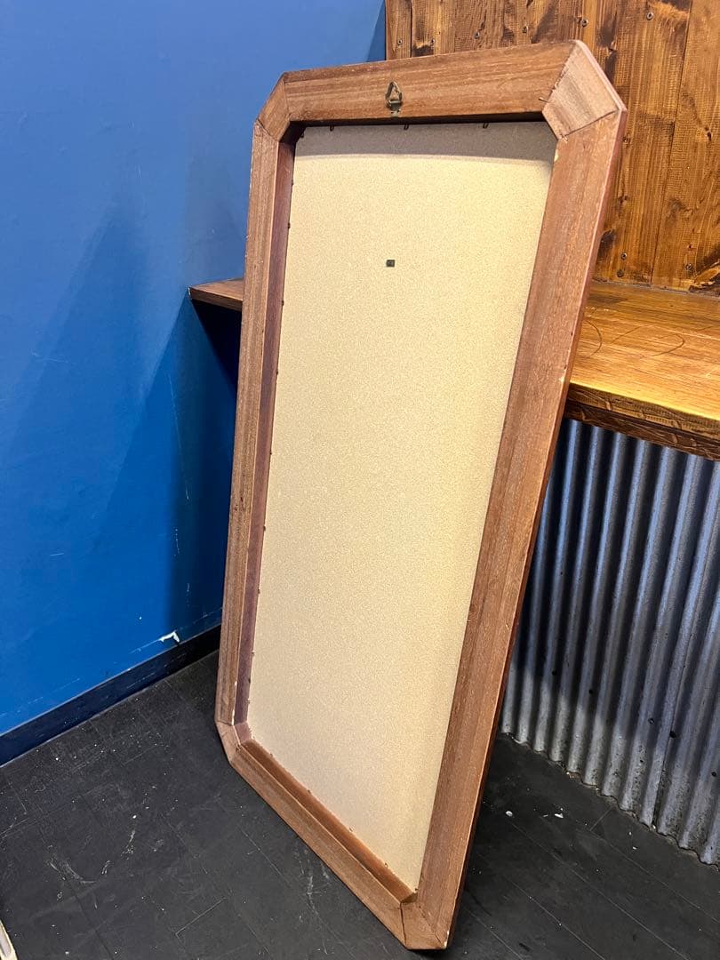 アンティーク イタリア製 八角形 オクトゴナル ミラー ビンテージ 全身鏡