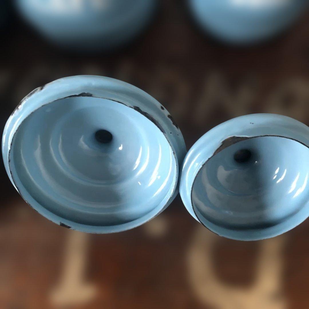 アンティーク　ホーローキャニスター 5個セット+1