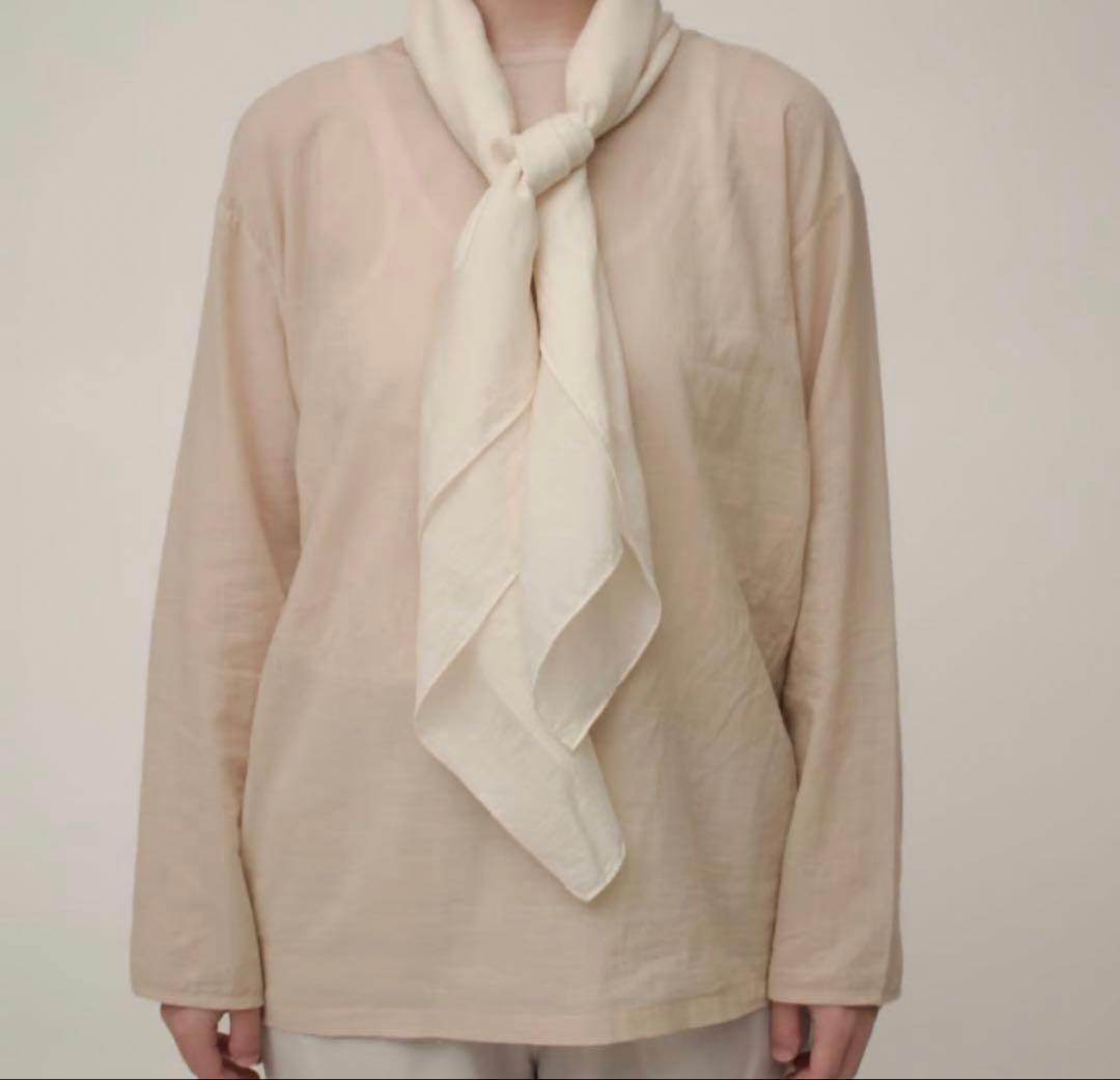 Yoli Silk cot ton khadi scarf - メルカリ