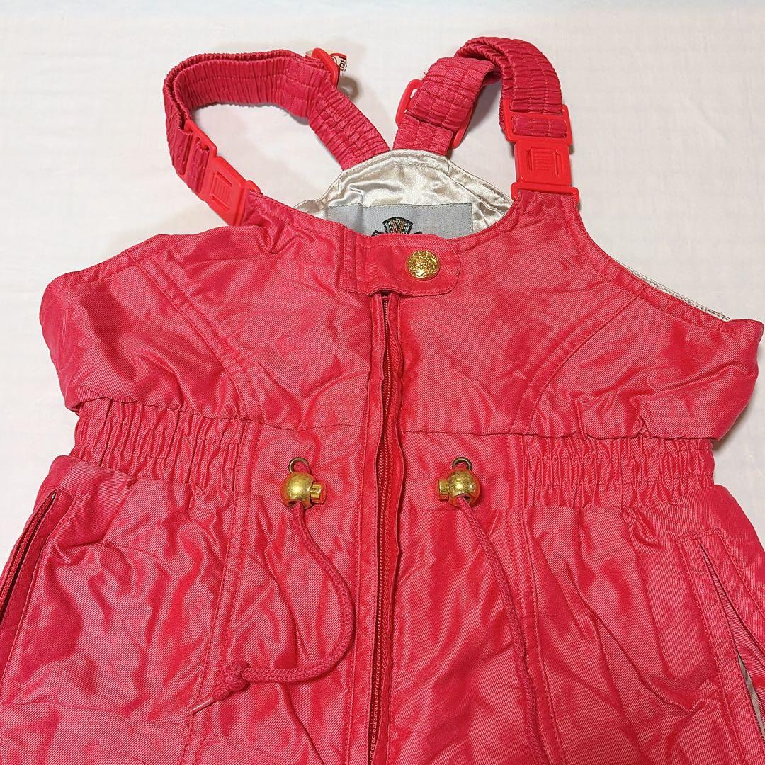 【美品】HEAD ファーフード付きスキーウェアセット 150cm 子供服 スノボ